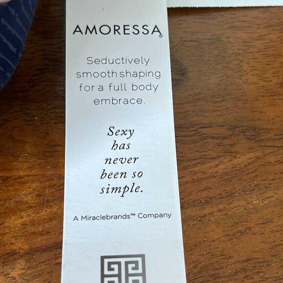 Amoressa Women's Sanskrit Kuta Maillot One-Piece Swimsuit Navy Stripe Size 10 - Picture 13 of 16